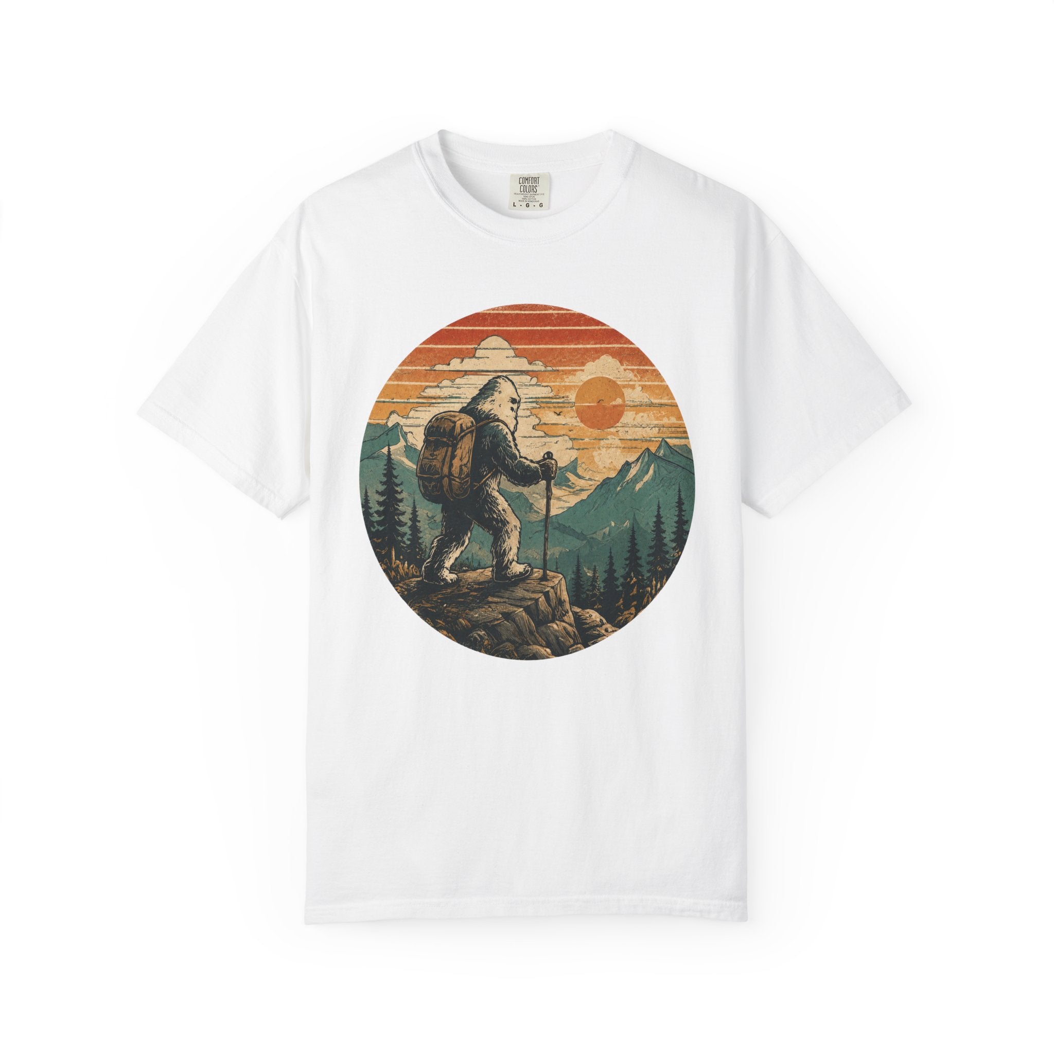 Bigfoot on the Trail – Funny Hiking T-Shirt | Outdoors Edition