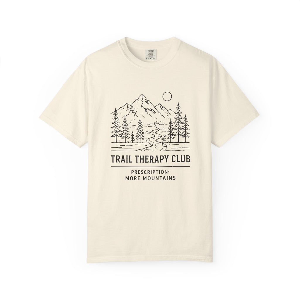 Trail Therapy Club – Minimal Mountain T-Shirt | Outdoors Edition