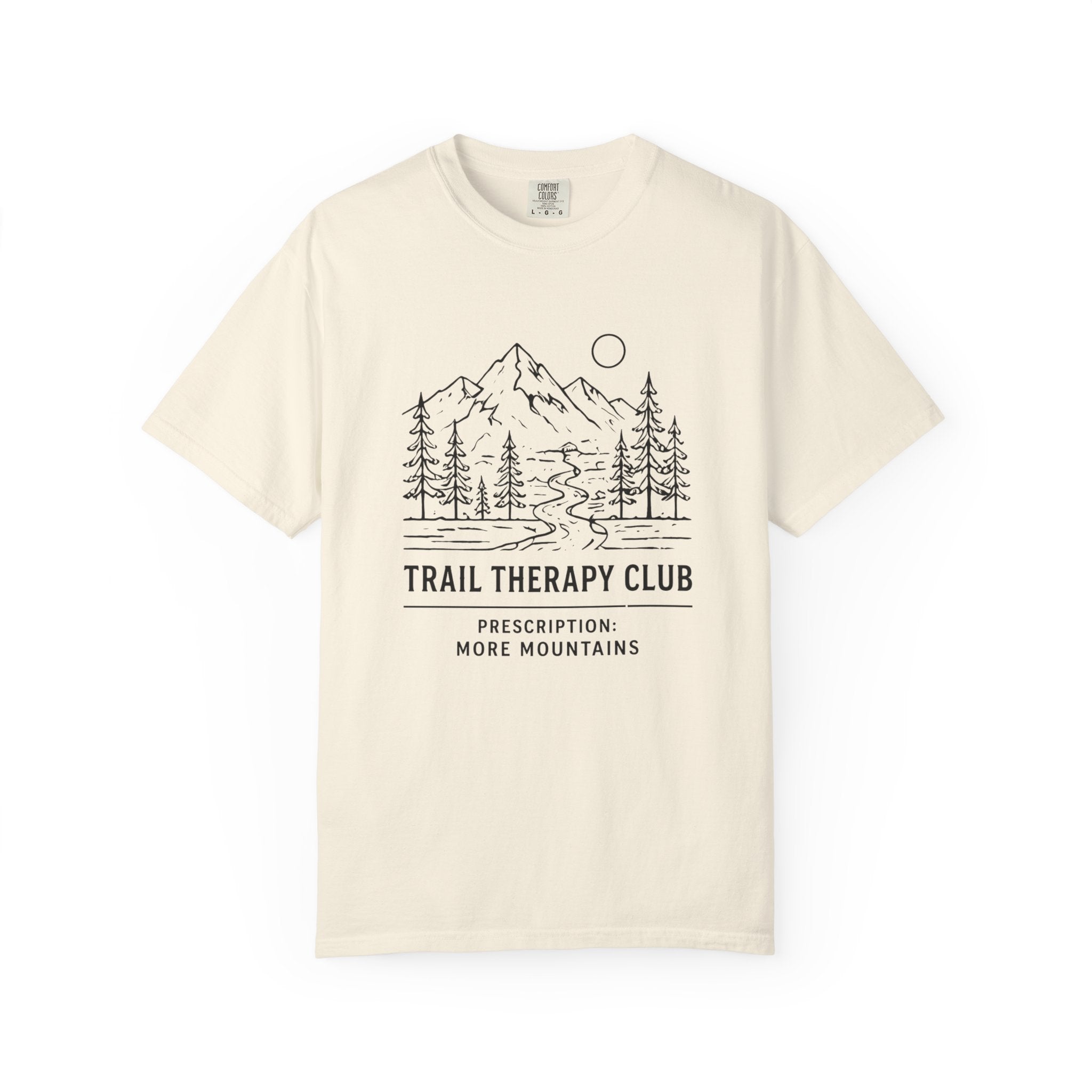 Trail Therapy Club – Minimal Mountain T-Shirt | Explorer Edition