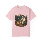Yeti Around the Campfire – Funny Camping T-Shirt | Outdoors Edition