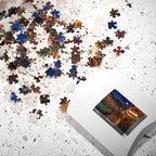 Meet Me Under the Christmas Lights – Retro Hollywood Christmas Art Puzzle