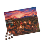 We'll Behave Tomorrow – Retro Desert Camping Road Trip Art Puzzle