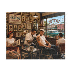 Good Girls Have Tattoos Too – Vintage Tattoo Parlour Art Puzzle