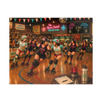 Play Nice? Absolutely Not. – Vintage Roller Derby Art Puzzle