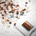 No Plans, No Problem – Retro Route 66 Desert Road Trip Art Puzzle