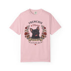Black French Bulldog Dog Mom T-Shirt | Fueled by Coffee & Frenchie Love
