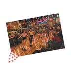 Good Girls Don't Sit This One Out – Retro Roller Rink Art Puzzle