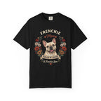 Cream French Bulldog Dog Mom T-Shirt | Fueled by Coffee & Frenchie Love