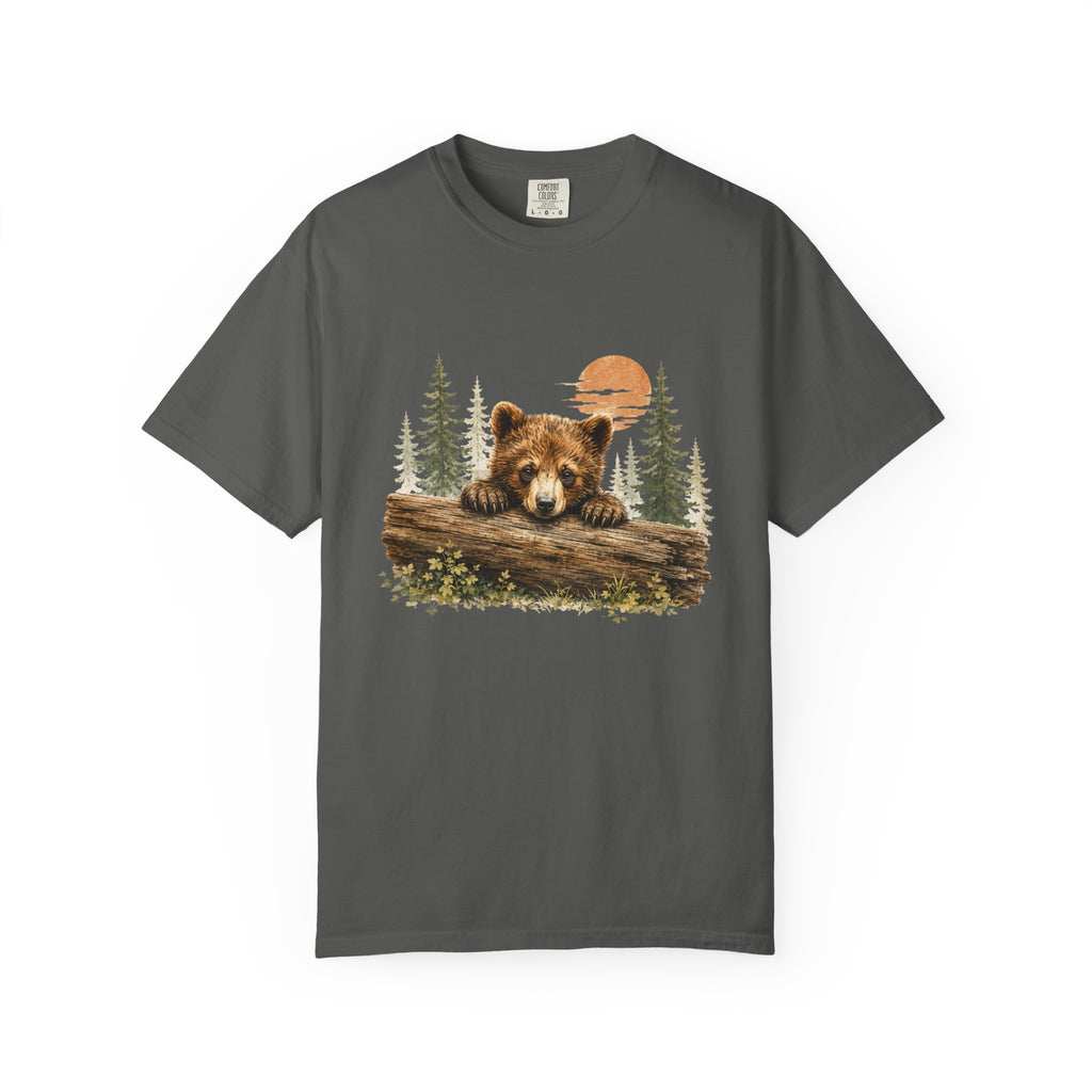 Curious Bear Cub – Wildlife Explorer T-Shirt | Outdoors Edition