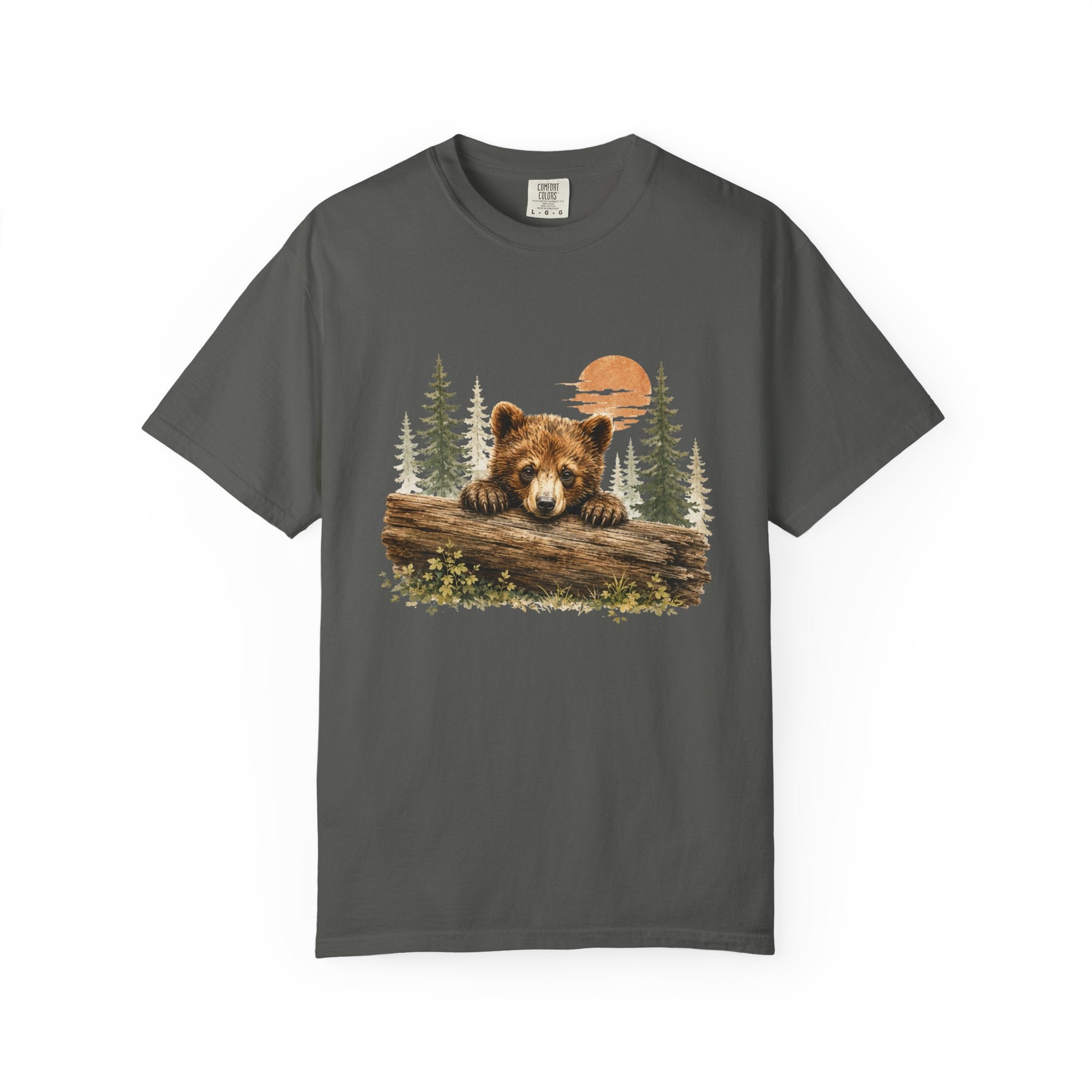 Curious Bear Cub – Wildlife Explorer T-Shirt | Outdoors Edition