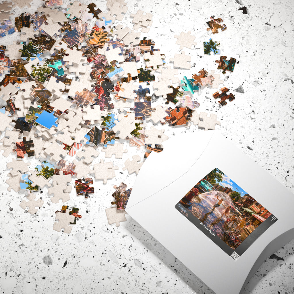 Before We Had Air Conditioning – Nostalgic Small-Town Summer Art Puzzle