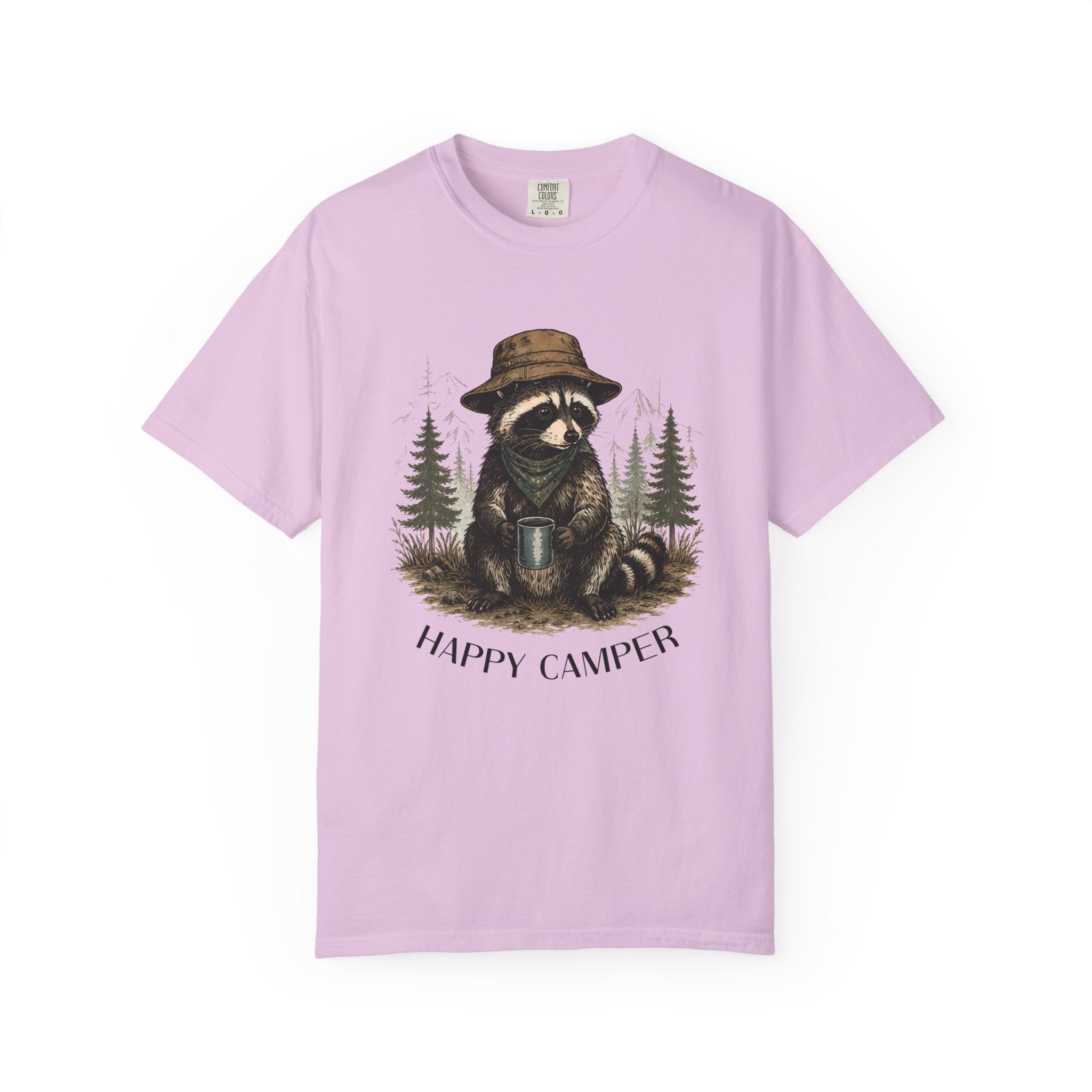Happy Camper Shirt, Camping Lover Gift, Funny Camping Tee, Outdoor Adventure Shirt, Camp Life Graphic Tee, Comfort Colors