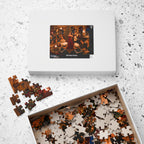 All I Want for Christmas Is Trouble – Vintage Christmas Party Art Puzzle