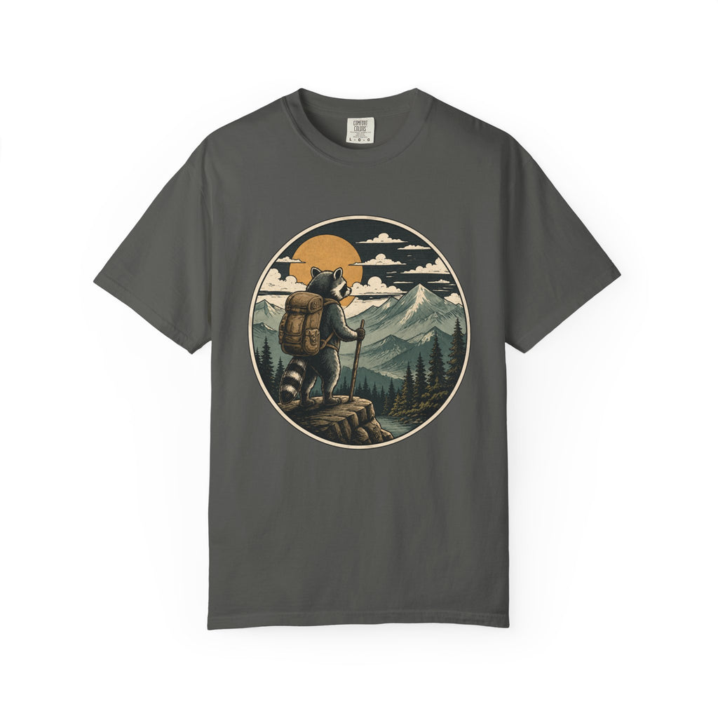 Adventure Raccoon – Hiking T-Shirt | Explorer Edition
