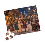 Darling, I Bought You Something – Vintage Christmas Shopping Art Puzzle
