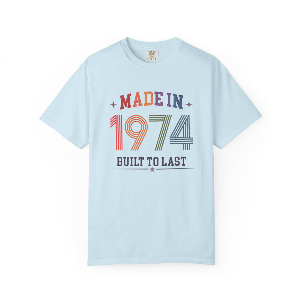 Made in 1974 – Birthday T-Shirt | Built to Last