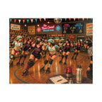 Play Nice? Absolutely Not. – Vintage Roller Derby Art Puzzle