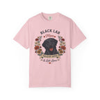 Black Labrador Dog Mom T-Shirt | Fueled by Coffee & Lab Love