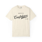 Fueled by Confidence & Luck – Funny Mindset T-Shirt | Explorer Edition