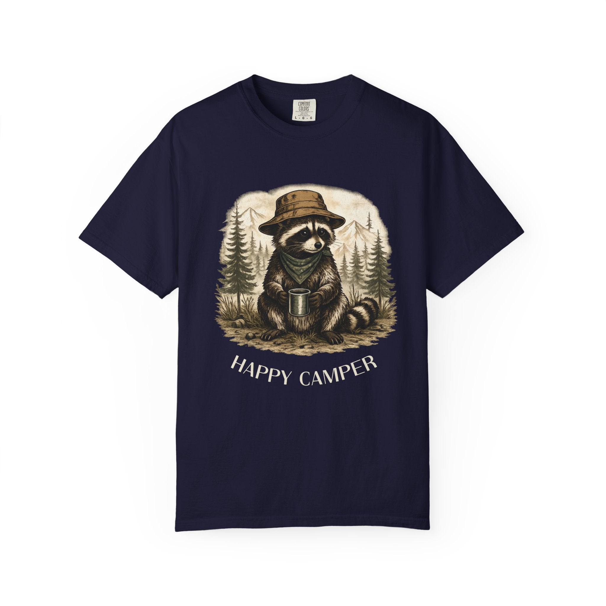 Happy Camper Shirt, Camping Lover Gift, Funny Camping Tee, Outdoor Adventure Shirt, Camp Life Graphic Tee, Comfort Colors