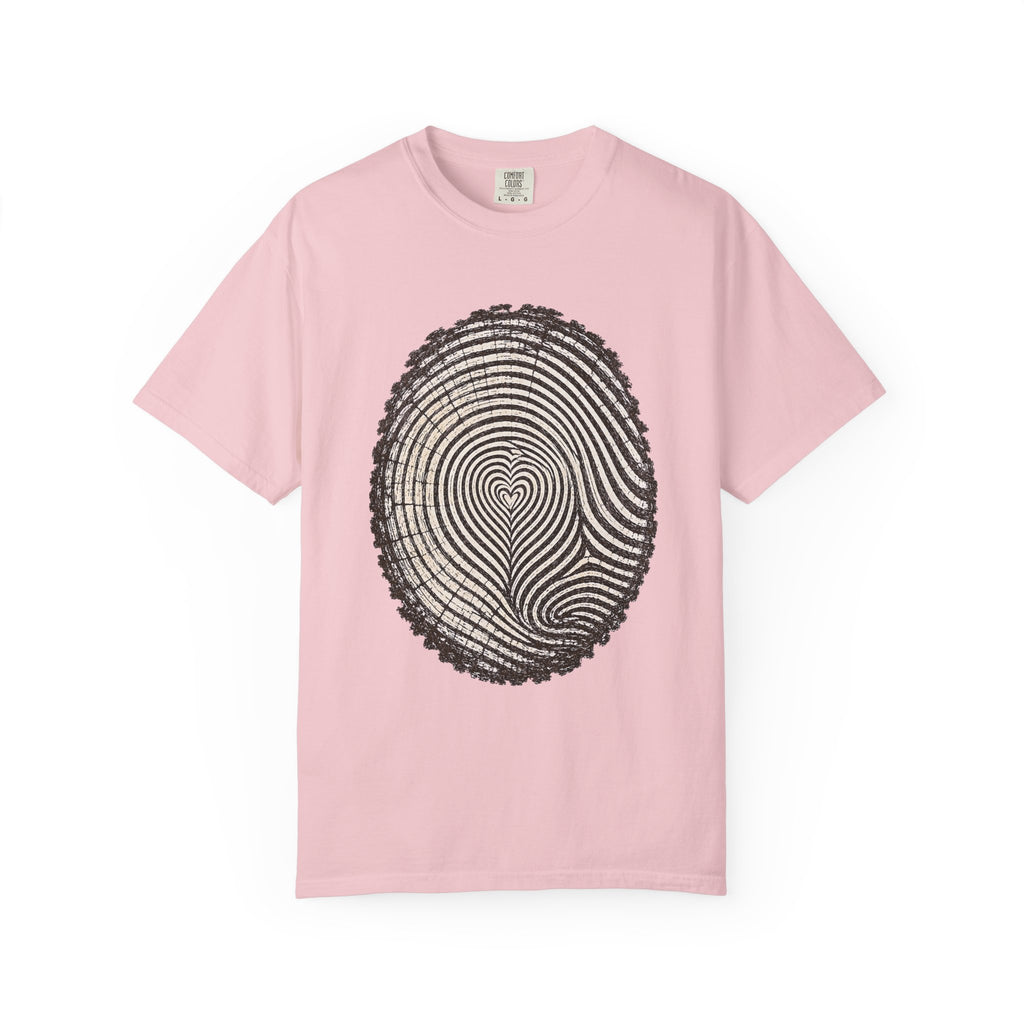 Love the Forest – Tree Ring Heart T-Shirt | Outdoors Edition