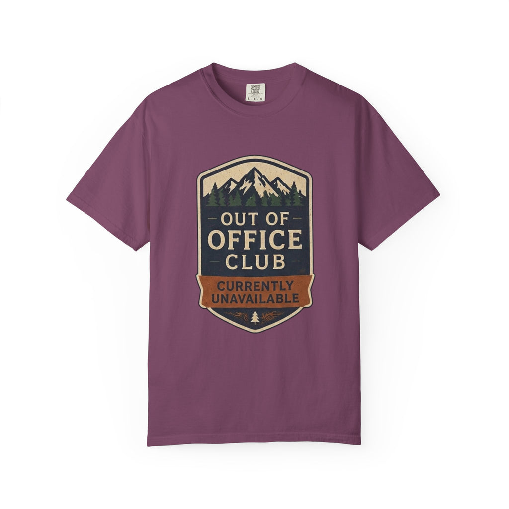 Out of Office Club – Retro Badge T-Shirt | Explorer Edition
