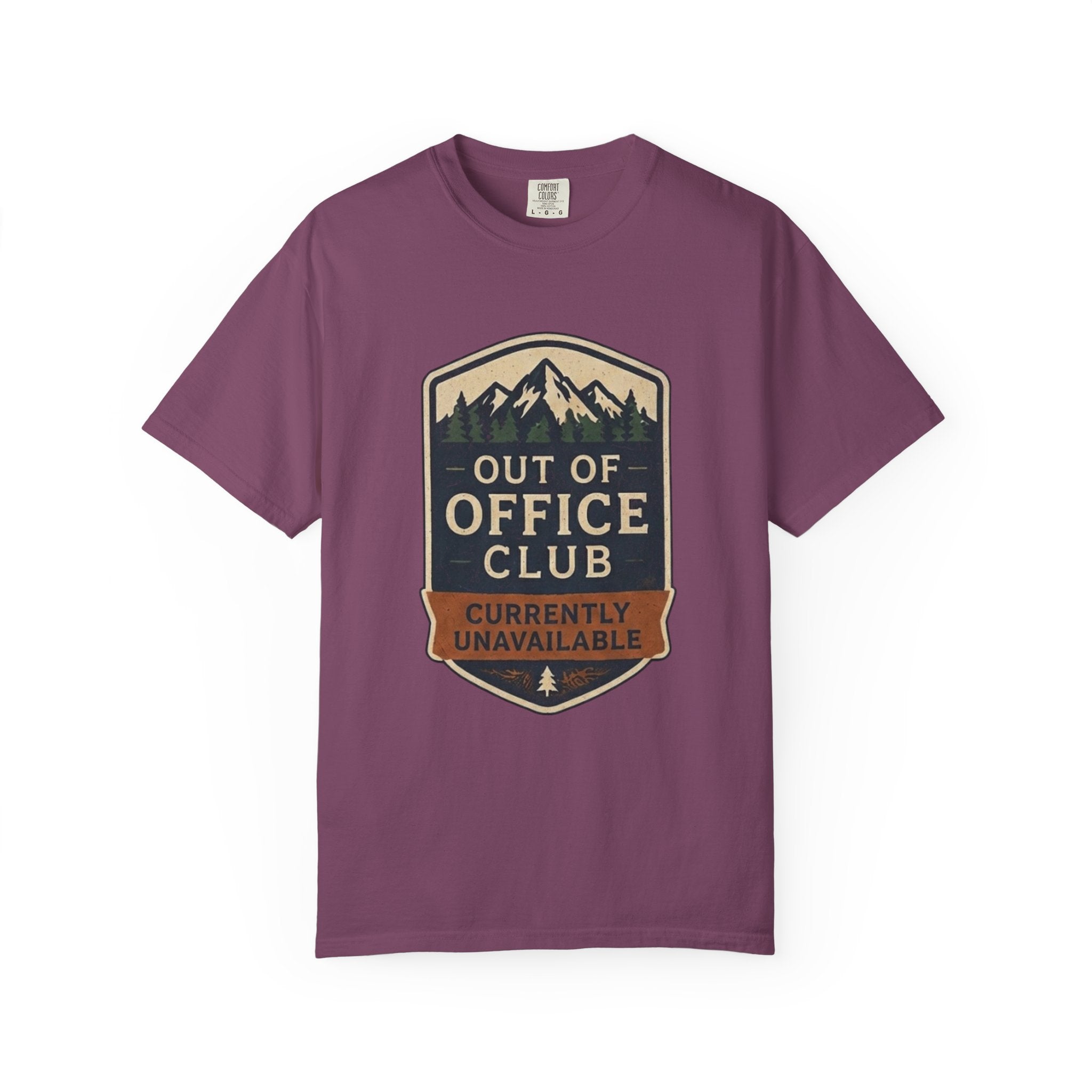 Out of Office Club – Retro Badge T-Shirt | Explorer Edition