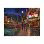 Meet Me Under the Christmas Lights – Retro Hollywood Christmas Art Puzzle