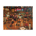 Play Nice? Absolutely Not. – Vintage Roller Derby Art Puzzle