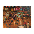 Play Nice? Absolutely Not. – Vintage Roller Derby Art Puzzle