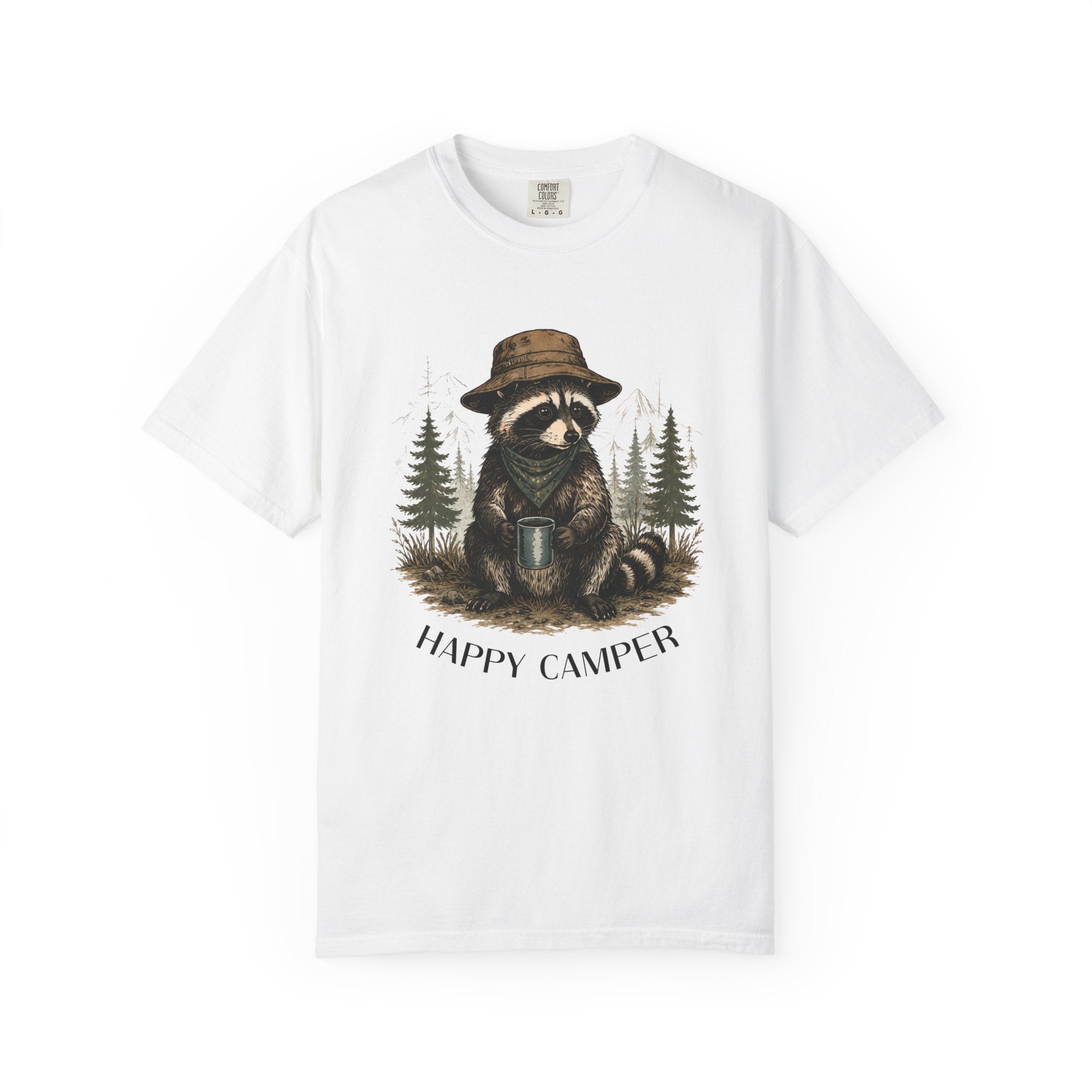 Happy Camper Shirt, Camping Lover Gift, Funny Camping Tee, Outdoor Adventure Shirt, Camp Life Graphic Tee, Comfort Colors