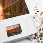 No Plans, No Problem – Retro Route 66 Desert Road Trip Art Puzzle