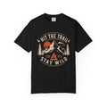 Hit The Trail Stay Wild Shirt, Hiking Shirt, Camping Gift, Outdoor Adventure Tee, Mountain Lover Shirt, Nature Lover Gift, Comfort Colors Tee