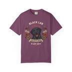 Black Labrador Dog Mom T-Shirt | Fueled by Coffee & Lab Love