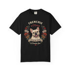 Cream French Bulldog Dog Mom T-Shirt | Fueled by Coffee & Frenchie Love