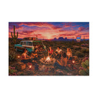 We'll Behave Tomorrow – Retro Desert Camping Road Trip Art Puzzle
