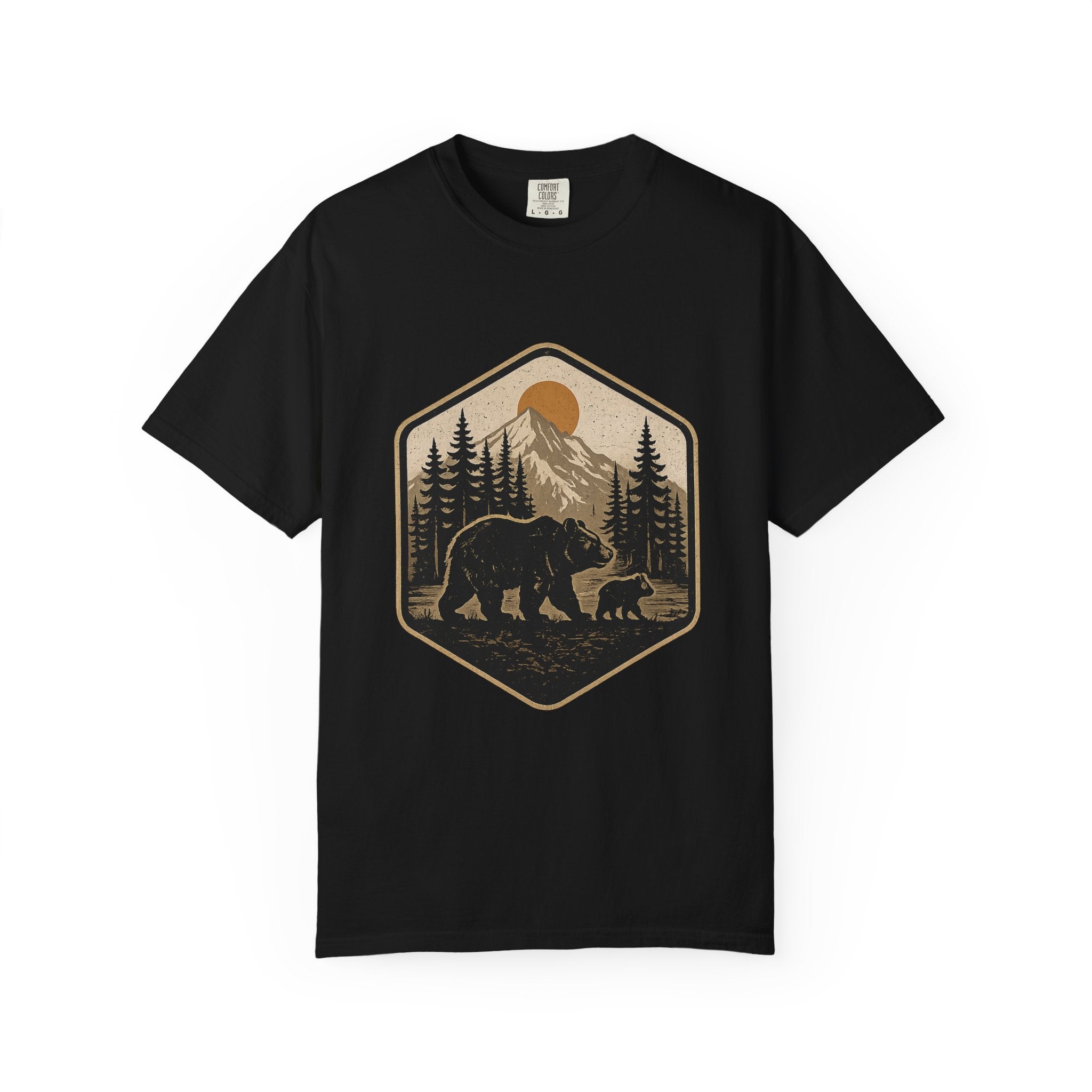 Vintage Bear – National Park Badge T-Shirt | Explorer Edition