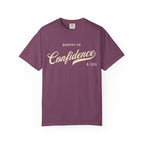 Fueled by Confidence & Luck – Funny Mindset T-Shirt | Explorer Edition