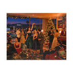Just One Christmas Drink – Vintage Holiday Cocktail Party Art Puzzle