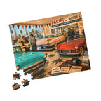 I'm Just Looking, Darling – Vintage Car Dealership Art Puzzle