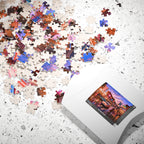 Meet Me Where the Neon Starts – Vintage Main Street Night Art Puzzle