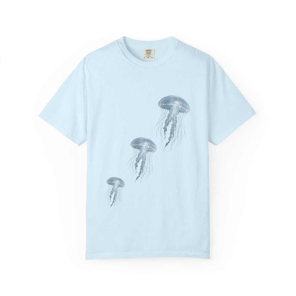 Watercolor Jellyfish T-Shirt, Ocean Lover Gift, Coastal Aesthetic Shirt, Sea Life Tee, Marine Biology Gift, Beach Vacation Shirt