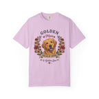 Golden Retriever Dog Mom T-Shirt | Fueled by Coffee & Golden Love