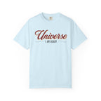 Universe I Am Ready – Retro Script Manifestation T-Shirt