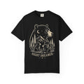 Night Dreamer Bear Shirt, Moon Bear Graphic Tee, Wildlife Lover Gift, Woodland Nature Shirt, Comfort Colors Tee