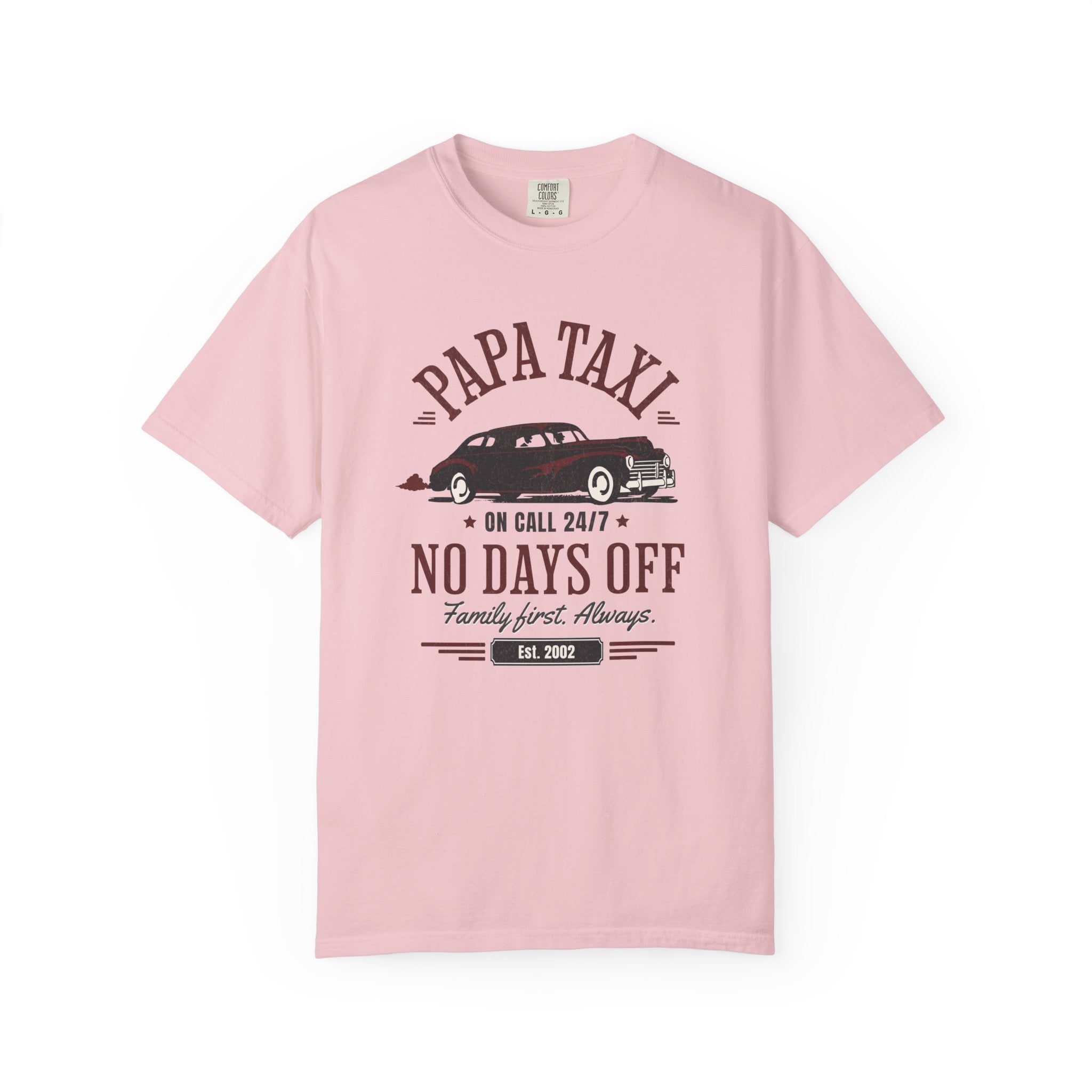 Papa Taxi Since 2002 T-Shirt – Father's Day Gift for Dad