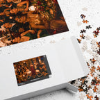 All I Want for Christmas Is Trouble – Vintage Christmas Party Art Puzzle