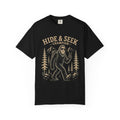 Hide and Seek Champion Shirt, Funny Bigfoot Tee, Sasquatch Joke Gift, Camping Humor Shirt, Comfort Colors