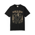 Hide and Seek Champion Shirt, Funny Bigfoot Tee, Sasquatch Joke Gift, Camping Humor Shirt, Comfort Colors