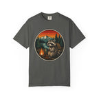 Camping Raccoon – Campfire T-Shirt | Explorer Edition